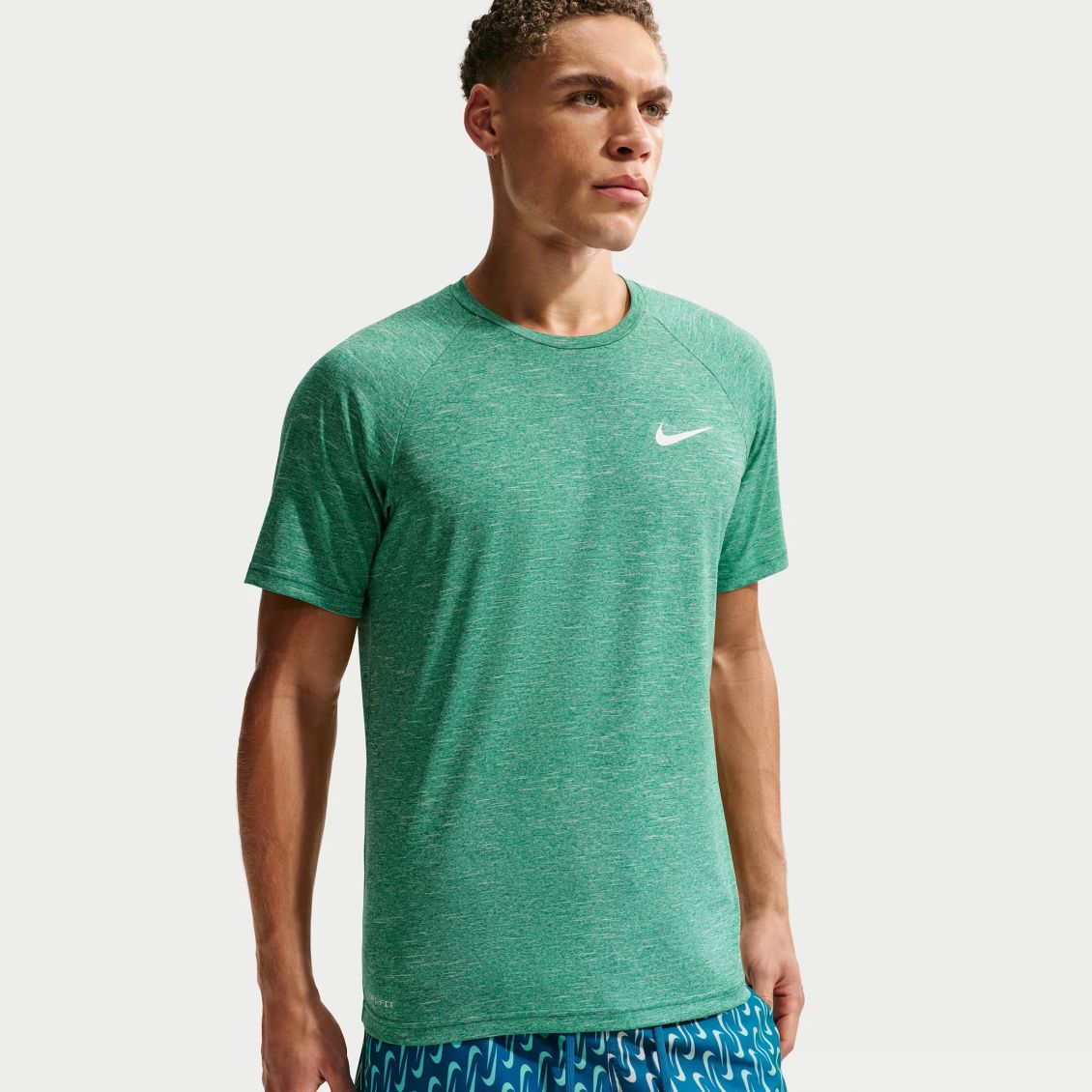 Nike Heathered Hydroguard T-shirt Groen
