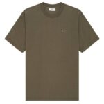 NN.07 Abel Print T-shirt Donker Groen