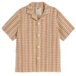 OAS Lano Cuba Overhemd Rood/Beige