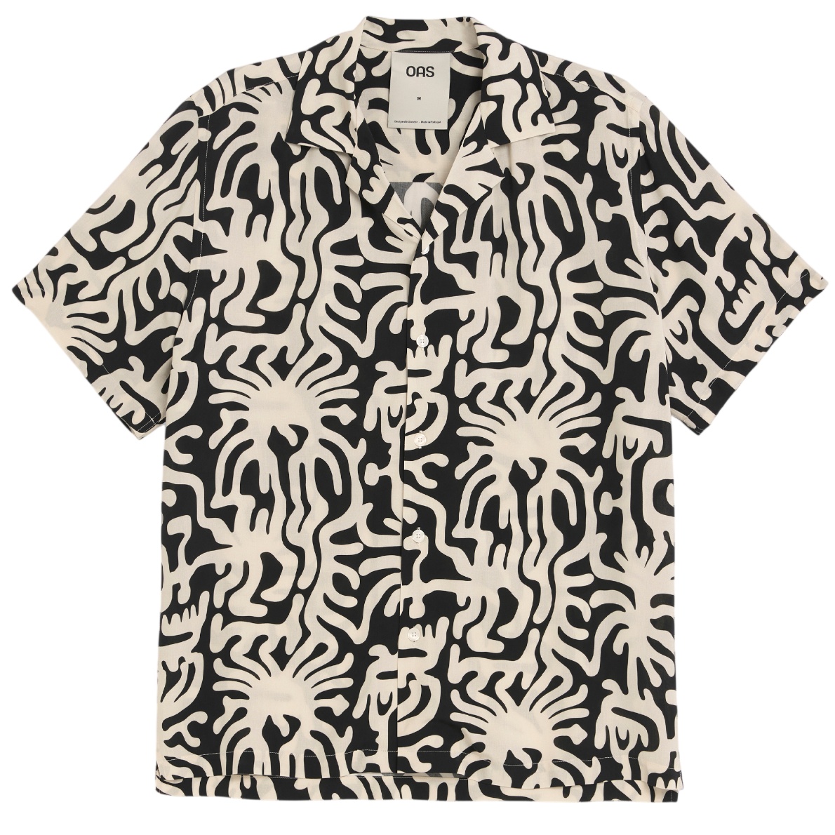 OAS Loefy Rocco Overhemd Zwart/Off White