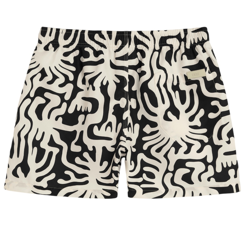 OAS Loefy Zwembroek Zwart/Off White