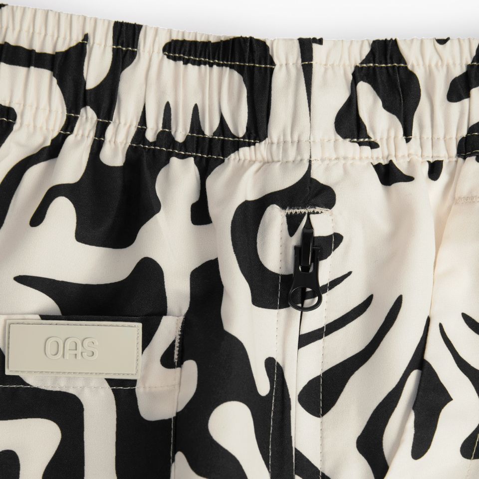 OAS Loefy Zwembroek Zwart/Off White