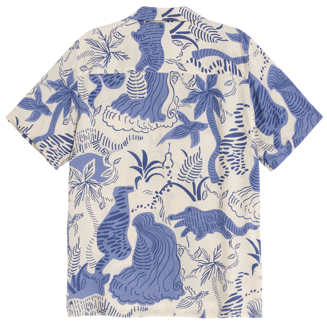 OAS Mystea Rocco Overhemd Blauw/Off White