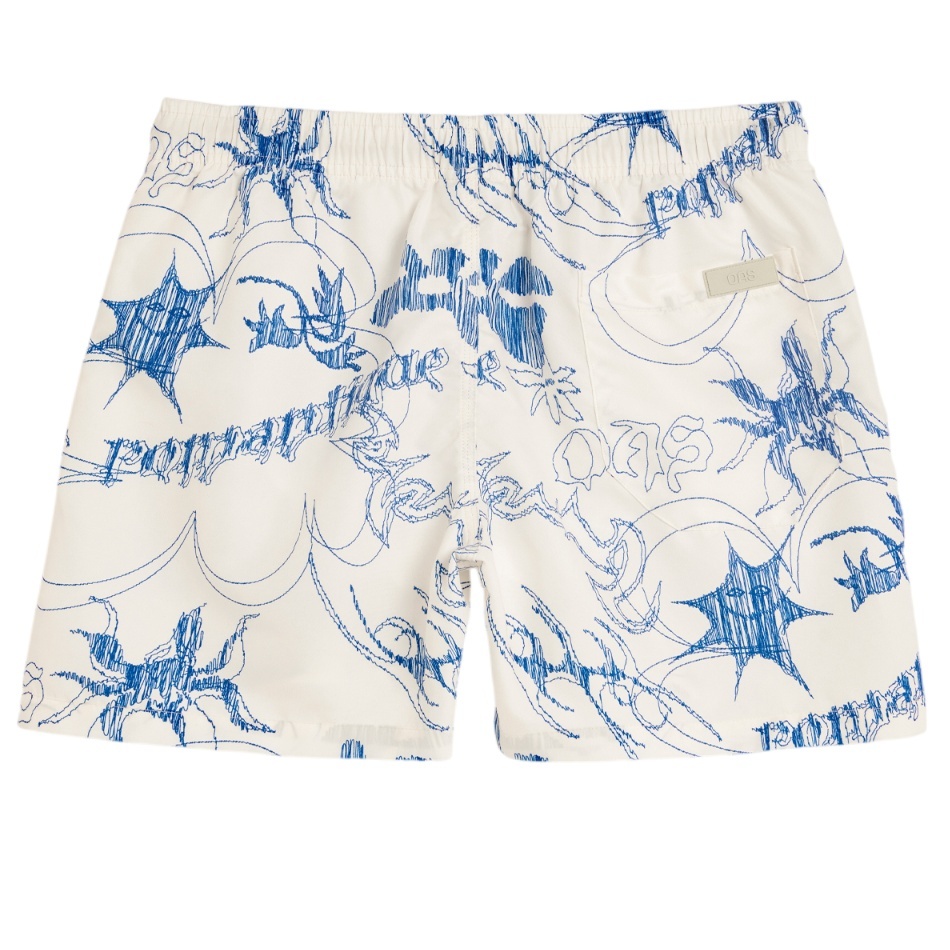 OAS Romantique Zwembroek Off White/Blauw