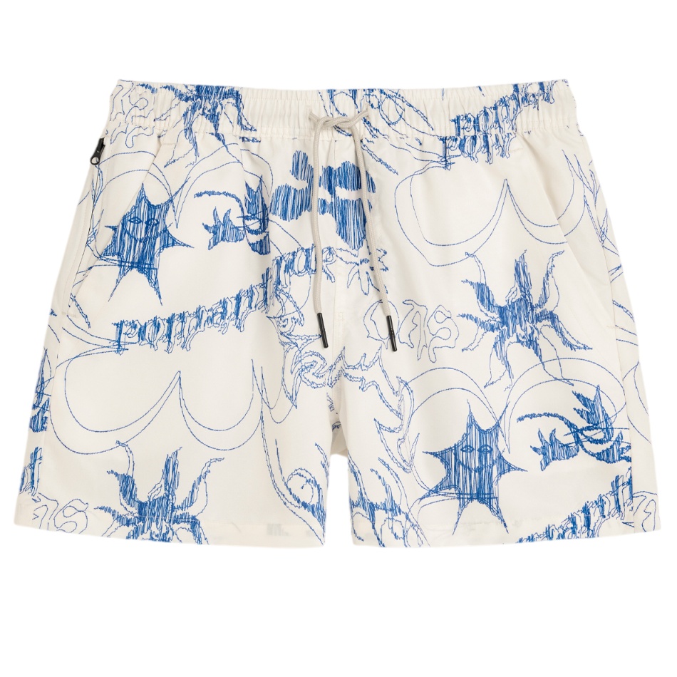 OAS Romantique Zwembroek Off White/Blauw