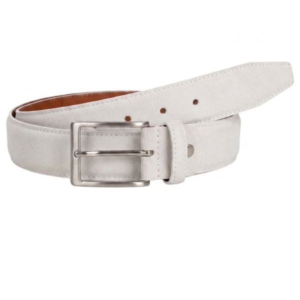Officine Napoli Suede Riem Wit