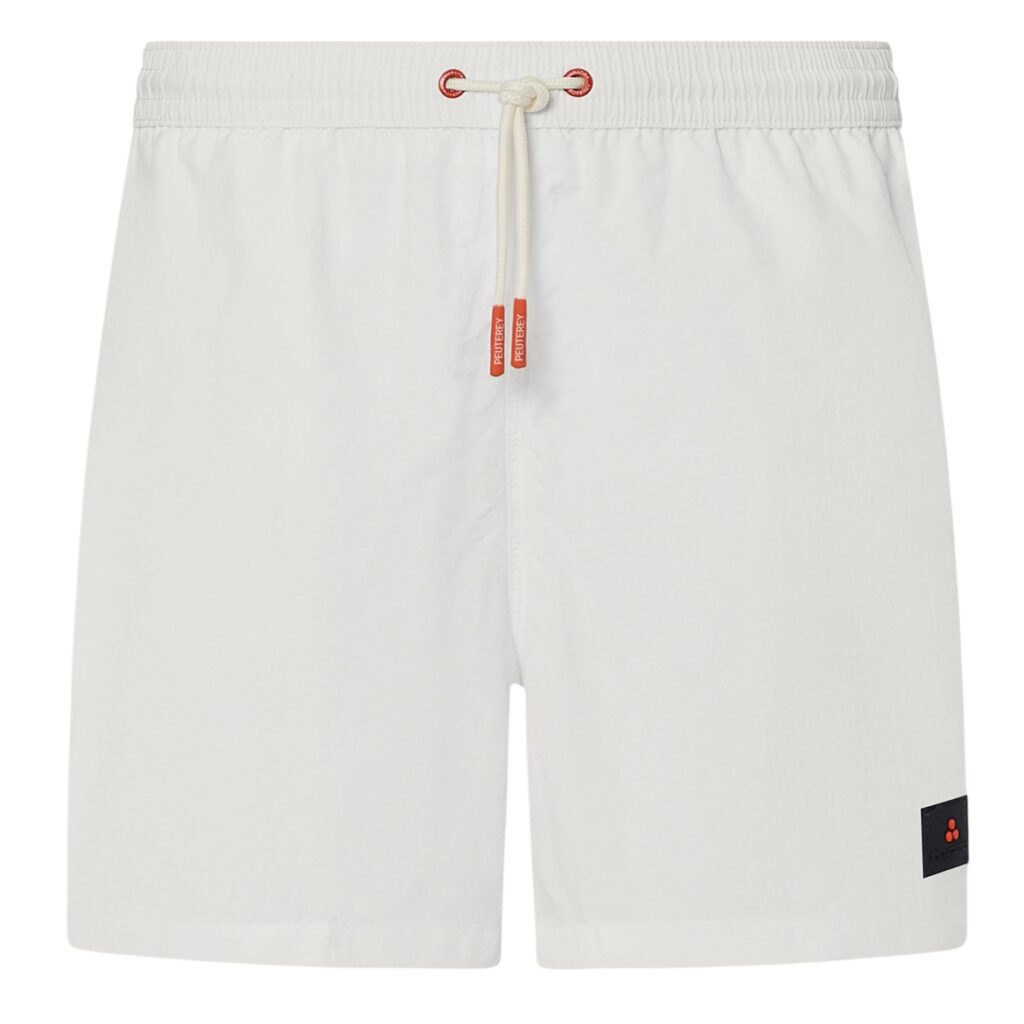 Peuterey Fitenia Stretch Zwembroek Off White