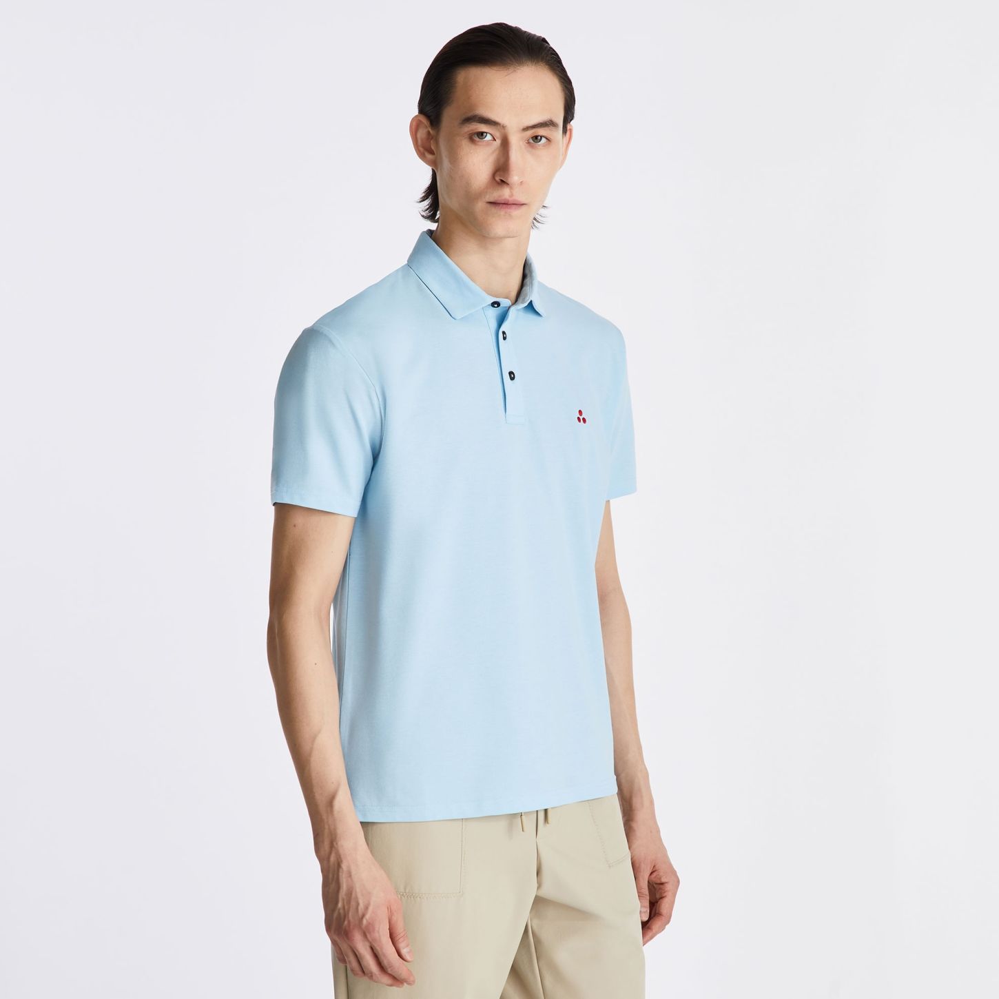 Peuterey Mezzola Polo Licht Blauw