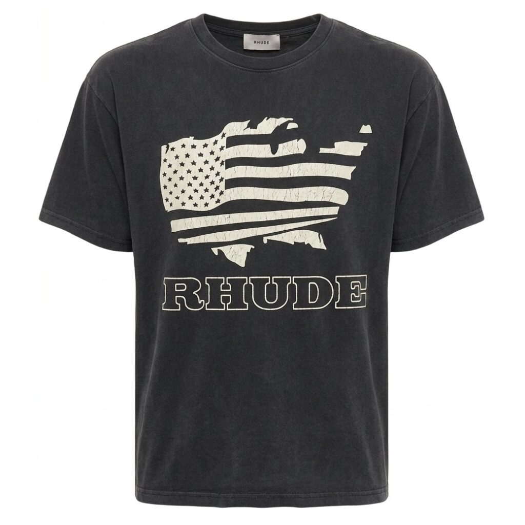 Rhude Banner T-shirt Zwart