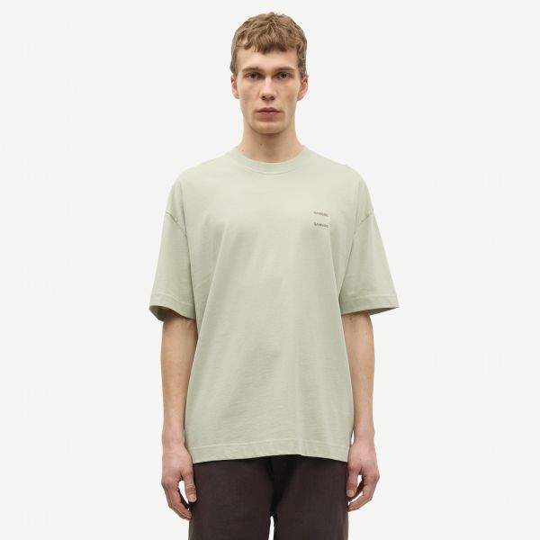 Samsøe Samsøe Joel T-shirt Licht Groen