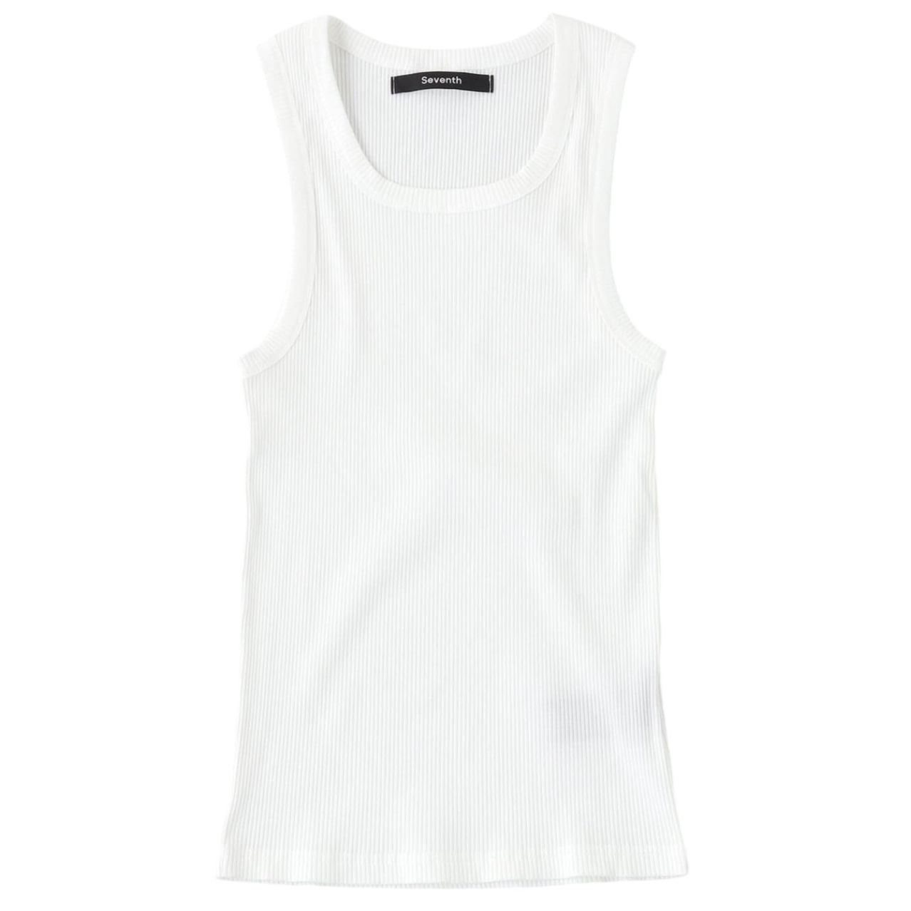Seventh Base Rib Tank Top Wit
