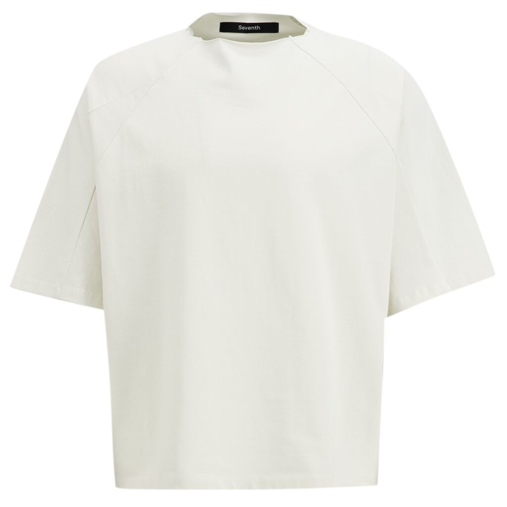 Seventh Box Cut T-shirt Wit