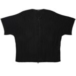 Seventh Rip Knit Kimono Top Zwart