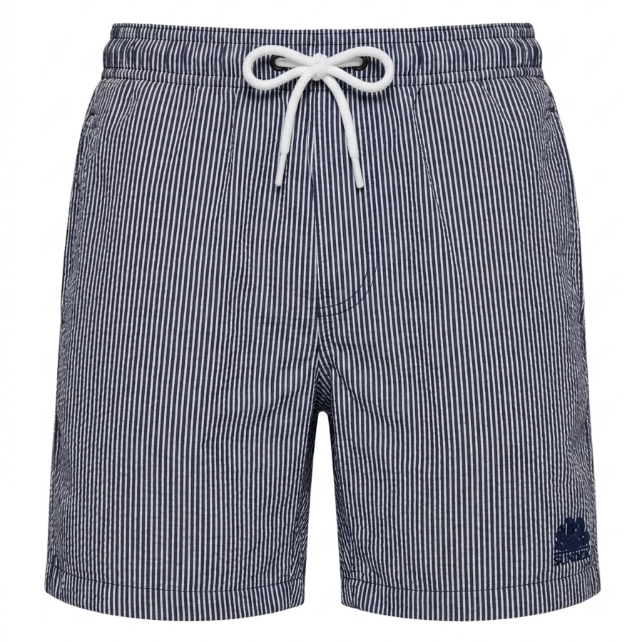 Sundek Striped Zwembroek Navy