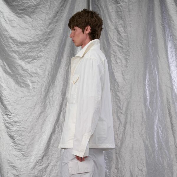 Ten C Piece Dyed Tech Cotton Jas Off White