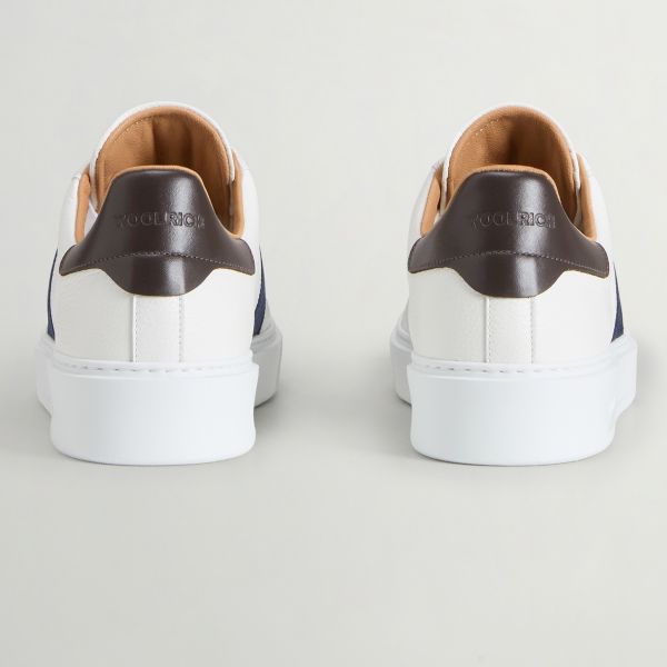 Woolrich Classic Court Sneaker Wit/Blauw