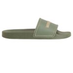 Woolrich Logo Slippers Donker Groen