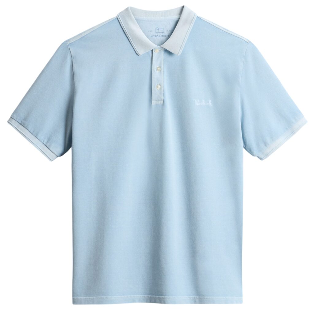 Woolrich Mackinack Polo Licht Blauw