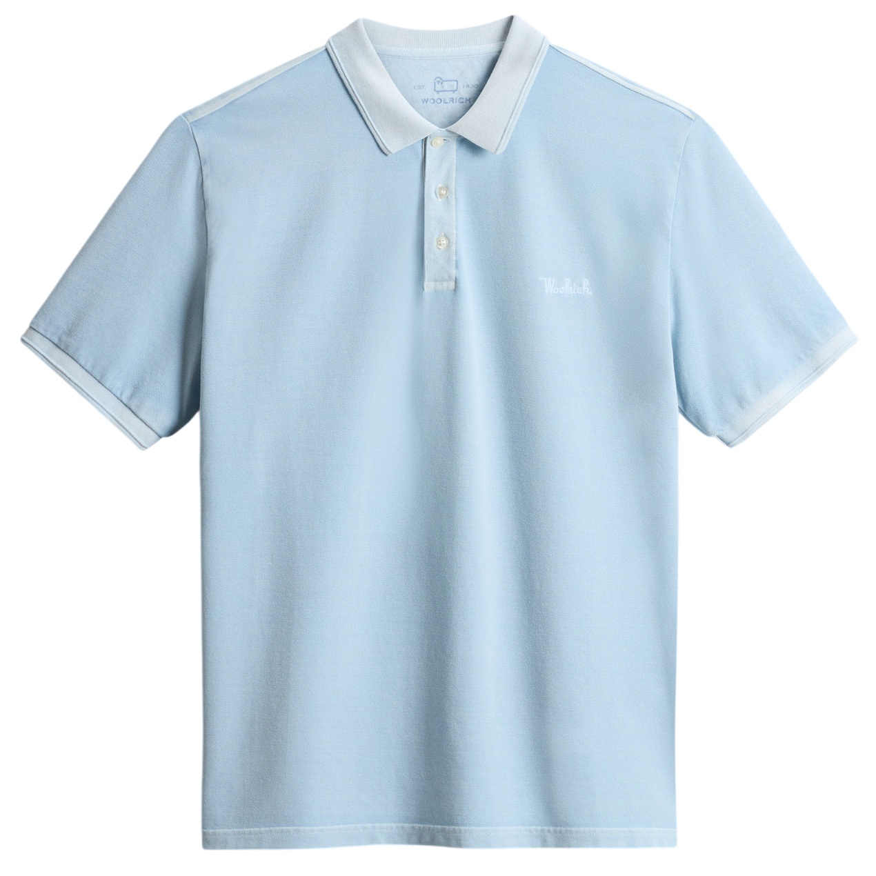 Woolrich Mackinack Polo Licht Blauw