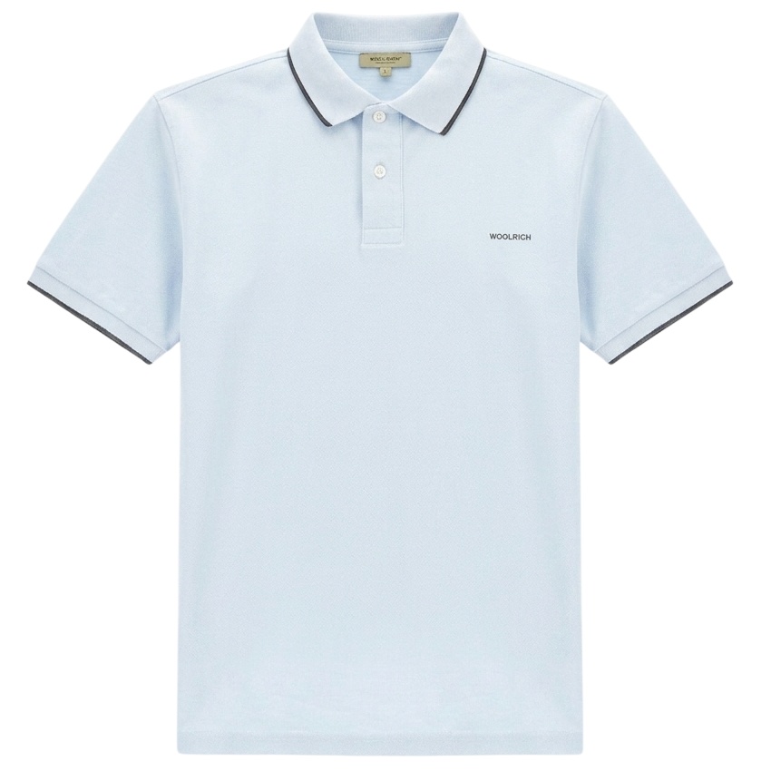 Woolrich Monterey Polo Licht Blauw