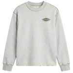 Bram’s Fruit Distressed Leaf Longsleeve T-shirt Grijs
