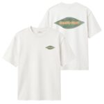 Bram’s Fruit Distressed Leaf T-shirt Off White