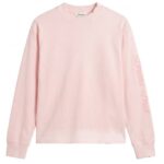 Bram’s Fruit Distressed Script Logo Longsleeve T-shirt Roze