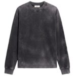 Bram’s Fruit Distressed Script Logo Longsleeve T-shirt Zwart