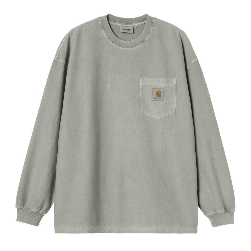 Carhartt WIP Loose Pocket Longsleeve T-shirt Licht Groen