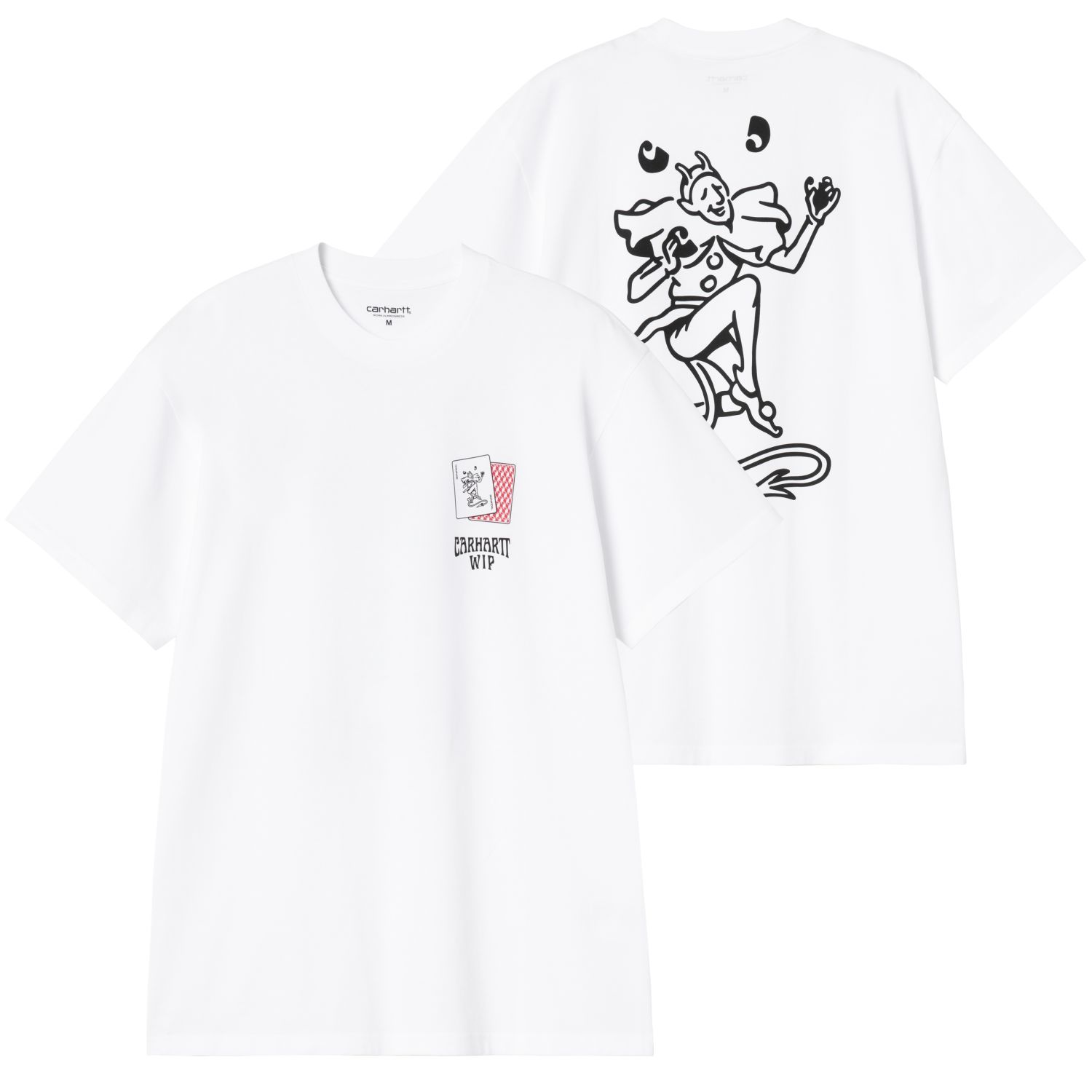 Carhartt WIP Playing Cards T-shirt Wit