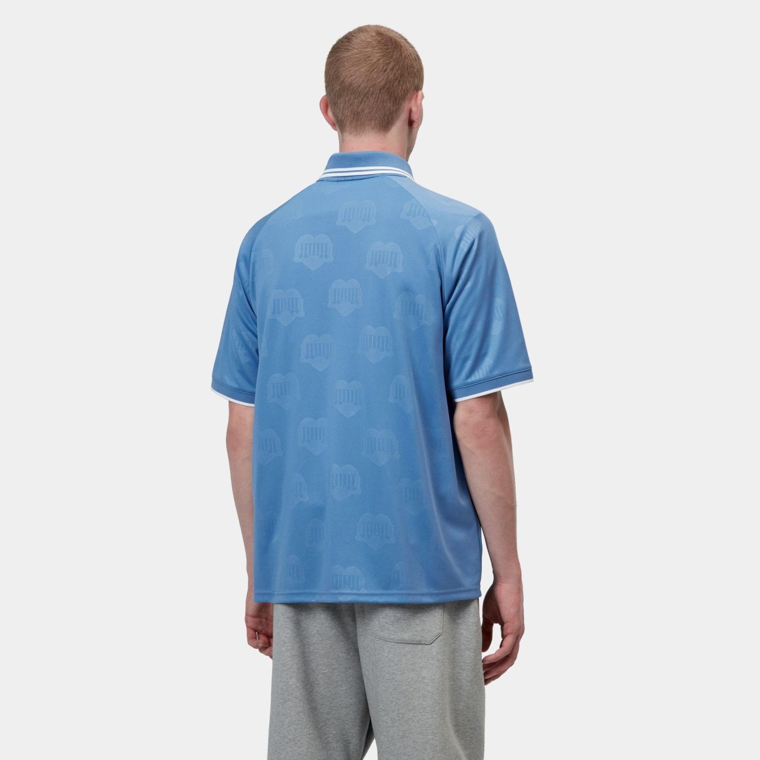 Carhartt WIP Terrace Football T-shirt Blauw