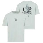 CP Company 1020 Embroidery T-shirt Licht Blauw
