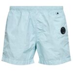 CP Company Flatt Nylon Lens Zwembroek Licht Blauw
