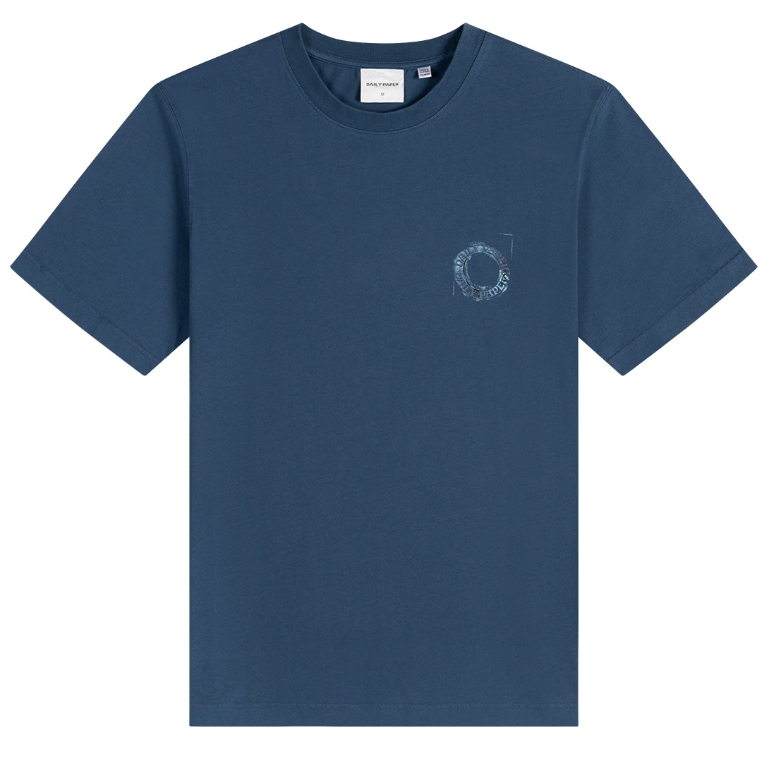 Daily Paper Orbit Drift T-shirt Donker Blauw