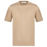 Gran Sasso Mercerized Cotton T-shirt Beige
