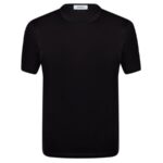 Gran Sasso Mercerized Cotton T-shirt Zwart