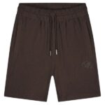 Malelions Diagonal Seersucker Korte Broek Bruin