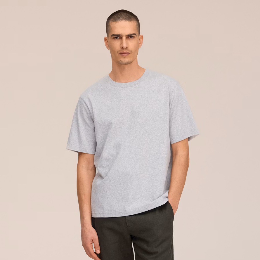 NN.07 Jett Print T-shirt Grijs