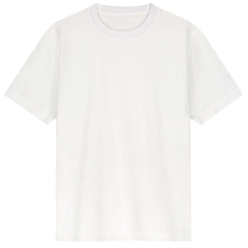 Olaf Dotted Monogram T-shirt Wit