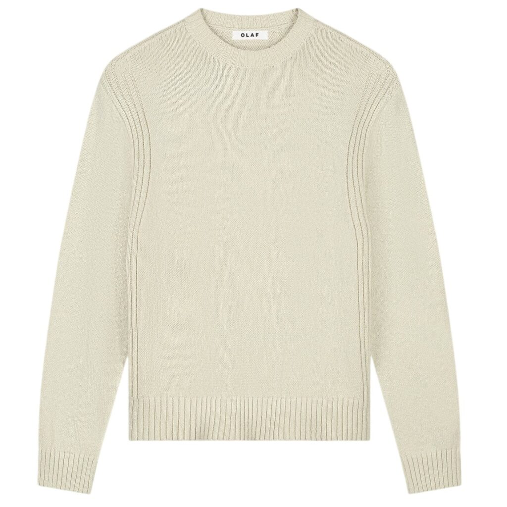 Olaf Essential Knitted Sweater Off White