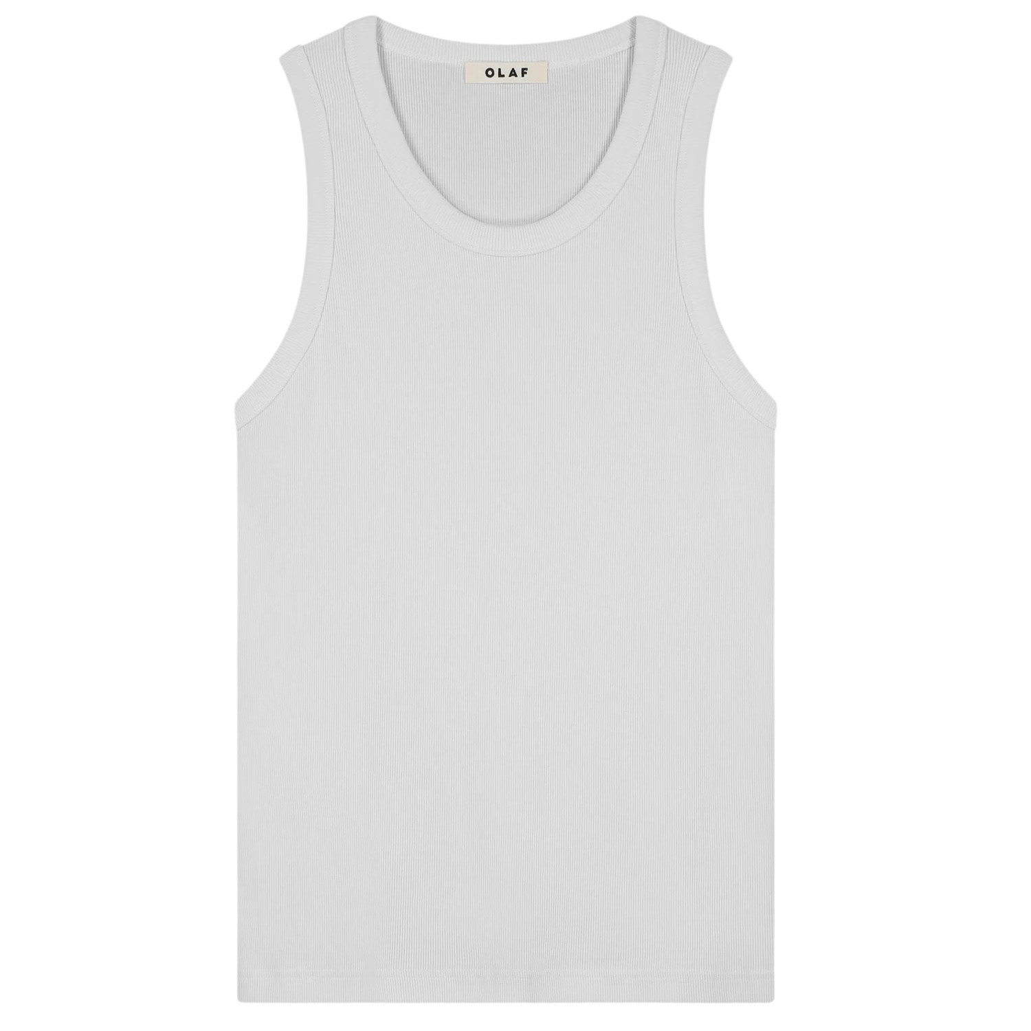 Olaf Essential Rib Tank Top Wit
