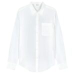 Olaf Linen Blend Relaxed Overhemd Wit