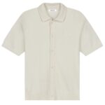 Olaf Linen Knitted Overhemd Off White
