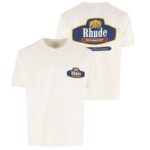 Rhude Racing Crest T-shirt Off White
