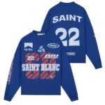 Saint Blanc Sponsorship Mesh Longsleeve Jersey Blauw