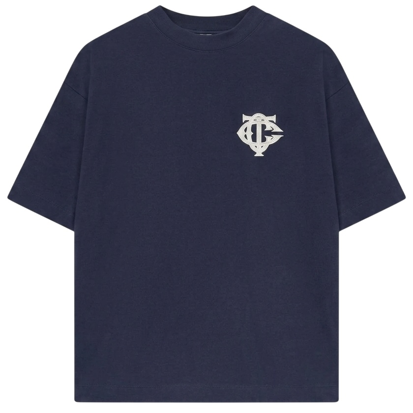 The Couture Club Applique Monogram Emblem T-shirt Navy
