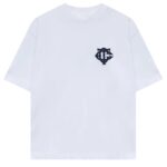 The Couture Club Applique Monogram Emblem T-shirt Wit