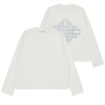 The Couture Club Slub Longsleeve T-shirt Off White/Zwart