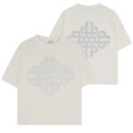 The Couture Club Emblem Slub T-shirt Off White/Zwart