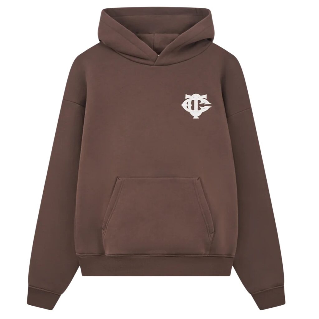 The Couture Club Heavyweight Monogram Applique Emblem Hoodie Bruin